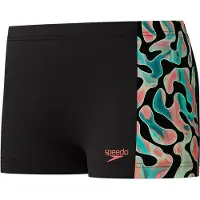 Speedo Digital Panel Swimming Shorts Noir 7-8 Years Garçon