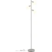 Globo 54114-3S, Verre, Métal, IP20, Classe II, Culot E14, 25 W, 230 V