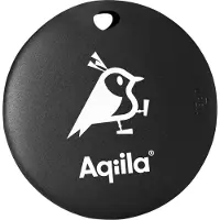 Aqiila - Tagbird - Item Finder (1-pack) (Apple Find My, Google Find Hub), Traceur, Noir