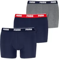Puma Everyday Basics Boxers 3 Units Bleu,Gris L Homme