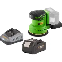 Procraft PX20BLbb Ponceuse excentrique sans fil 20 V 125 mm Brushless + 1x batterie 4,0 Ah + chargeur