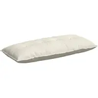 vidaXL Coussin De Dos Crème 120 X 50 Cm Tissu En Velours Côtelé