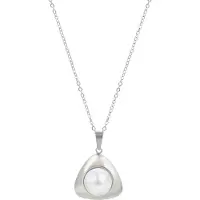 Faina Chaîne argent / blanc