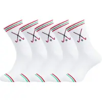 Unabux Chaussettes 'Touchdown' turquoise / rouge / blanc