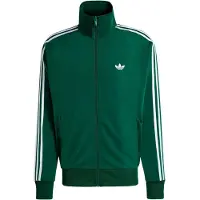 Adidas Originals Veste de survêtement 'Firebird' vert foncé / blanc