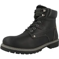 Camel active Bottines à lacets noir