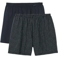 Calida Boxers bleu nuit / blanc