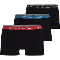 Tom Tailor Boxers bleu clair / rouge / noir