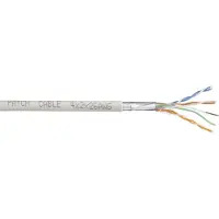 TRU COMPONENTS Câble réseau CCA (F/UTP, CAT6, 100 m)