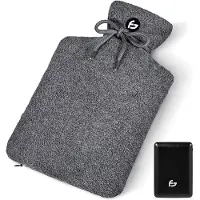 Saaf Carafe électrique - 3 réglages - Carafe - 10 000 mAh Powerbank - Manche lavable - Carafe rechargeable - Gris original - Comfort