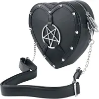 Heartless Sac à main Gothic de - Pentahaunt - Love Bag - pour Femme - noir - Taille Standard
