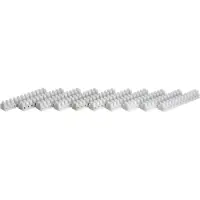 TRU COMPONENTS Bornier domino flexible : 0,5-1,5 mm² rigide : 0,5-1,5 mm² nombre de pôles : 12 523690 10 pièces blanc