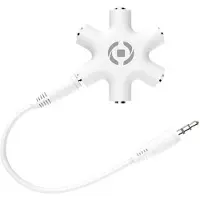 Celly MIX5LINEIN35WH splitter audio Bianco