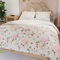 MARKIZETA HOME Literie, linge de lit en satin de coton 160x200 Rosalina roses