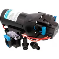 Jabsco Par Max 4hd 15l/min 25psi Pump 4a 24v Argenté 97 x 104 x 239 mm