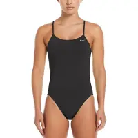 Nike Hydrastrong Solids Cut Out Swimsuit Noir US 30 Femme