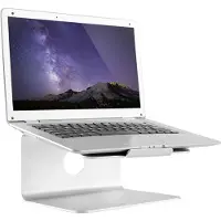 Renkforce Support pour ordinateur portable, Support pour notebook, Argent