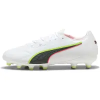 Puma King 20 Match Fg/ag Junior Football Boots Blanc EU 34 1/2 Enfants