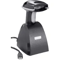 Renkforce iCR6307ABU Scanner de code-barres sans fil 1D LED noir Scanner à main USB