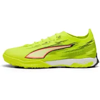 Puma Chaussure de foot 'Ultra 6 Pro Cage' jaune fluo / rouge clair / noir / blanc