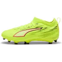 Puma ULTRA 6 MATCH FG/AG Jr - Yellow Alert-Black-Glowing Red-Lime Squeeze, taille : 3