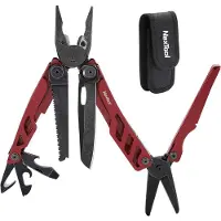 Nextool Outil multifonction FLAGSHIP Pro NE20279 16 en 1. Rouge + étui de ceinture