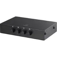 Renkforce 4 Port USB 2.0-Umschalter Schwarz