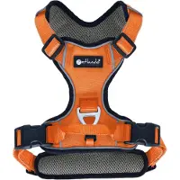 Petlando Harnais Outdoor, orange taille L : 68-82cm tour de poitrine chien