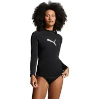Puma Long Sleeve Rash Guard Noir L Femme