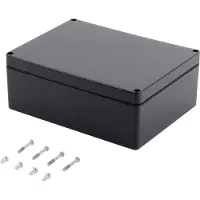 TRU COMPONENTS Boîtier universel 200 x 150 x 75 gris ardoise (Boîtier), Accessoires électroniques + boîtier, Gris