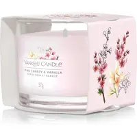 Yankee candle Votive En Verre Cerise Rose Et Vanille