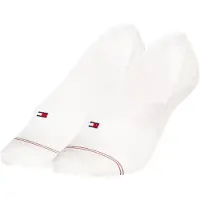 Tommy Hilfiger Footies - 2 Pack - Footie - Blanc - - 35/38 - Chaussettes