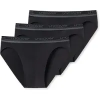 Schiesser Slip 'Rio' gris foncé / noir