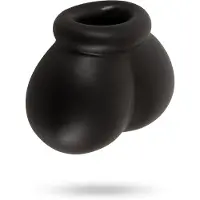 Orion - sac à testicules et élargisseur - silicone noir