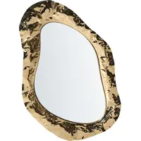 Beliani Miroir JOSSIGNY 52 cm 79 cm Doré