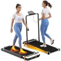 Robore Akluer 520A-B : tapis de course 2 en 1 – avec fonction de massage, plateau de support réglable et modes adaptés aux familles, pour un bien-être global