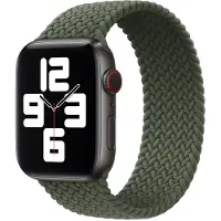 Apple Bracelet Solo tressé Watch | 38/40/41/42 mm - Taille 9 - Inverness Green
