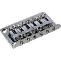 Fazley 10611 chevalet fixe pour guitare, chromé