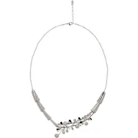 Faina Bracelet noir / argent / transparent