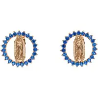 NAEMI Boucles d'oreilles saphir / or