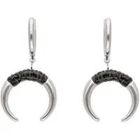 Gaya Boucles d'oreilles noir / argent
