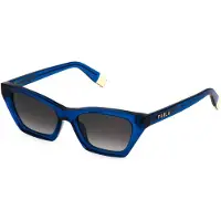 Furla SFU777V Shiny transparent blue 53/18/140 Lunettes de soleil pour femmes