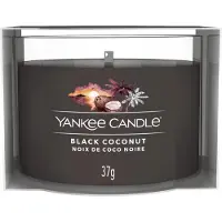 Yankee candle CANDELA VOTIVE IN VETRO SINGOLA BLACK COCONUT