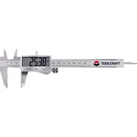 Toolcraft Pied à coulisse numérique 150 mm (15 cm)