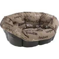 Ferplast Cities 6 Dog Bed Cover Marron,Noir