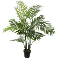 Mica Decorations Palmier artificiel Areca Palm Decorations H 110 cm Ø 100 cm vert (110 cm)