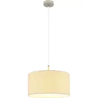 Globo Suspension Deleon brun sable Ø 40cm