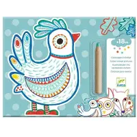 Djeco Coloriage enfant à révéler Animaux de la forêt