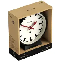 Newgate M Horloge de chemin de fer de cheminée noire