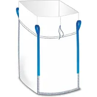 KLASEBO BIG BAG mit Schürze Tragkraft 1000 kg, 90 x 90 x 110 cm #1 15 stück